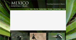 Desktop Screenshot of mexicobirdingtrail.org