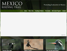 Tablet Screenshot of mexicobirdingtrail.org